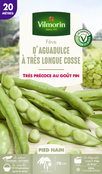 Légumes Secs - Fève d'Aguadulce à Très Longue Cosse - 20 m - PACKAGING_RECTO